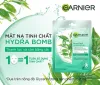 Mặt nạ tinh chất Trà xanh & Hyaluron kiềm dầu Garnier Hydra Bomb Green Tea Serum Mask 28g